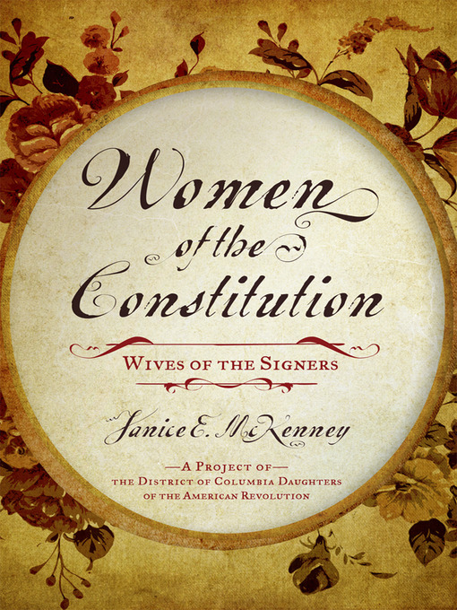 Title details for Women of the Constitution by Janice E. McKenney - Wait list